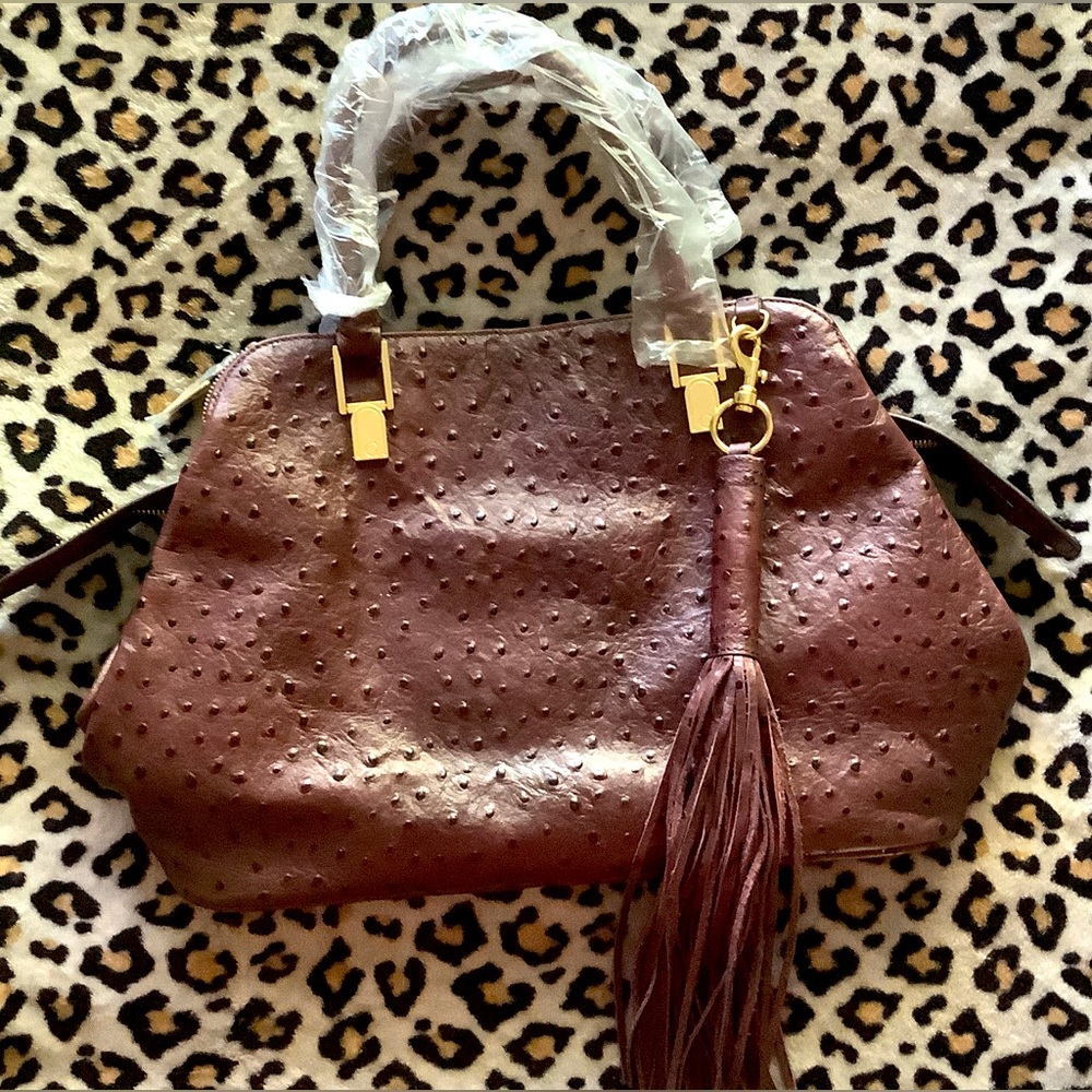 New-Genuine Leather Gili Crocodile Structured Bag